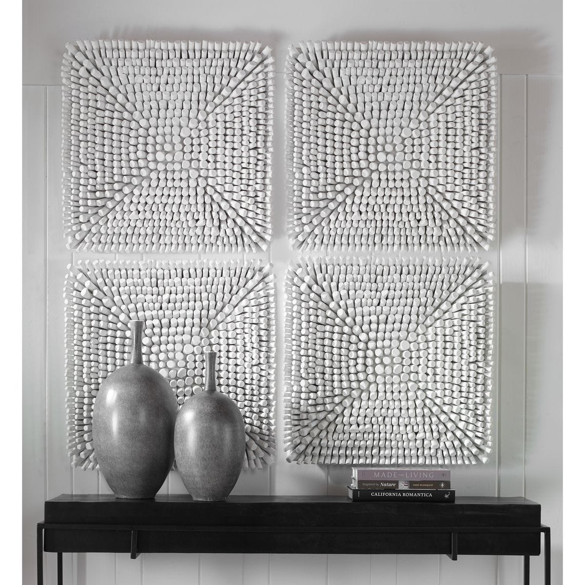 Portside Wood Wall Panel, White – Wall Decor by Uttermost | Sutter & Vale