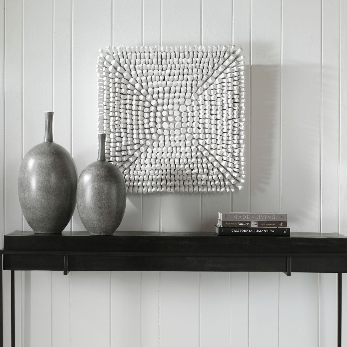 Portside Wood Wall Panel, White – Wall Decor by Uttermost | Sutter & Vale