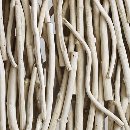 Gathered Teak Wood Wall Decor, Bleached – Wall Decor by Uttermost | Sutter & Vale