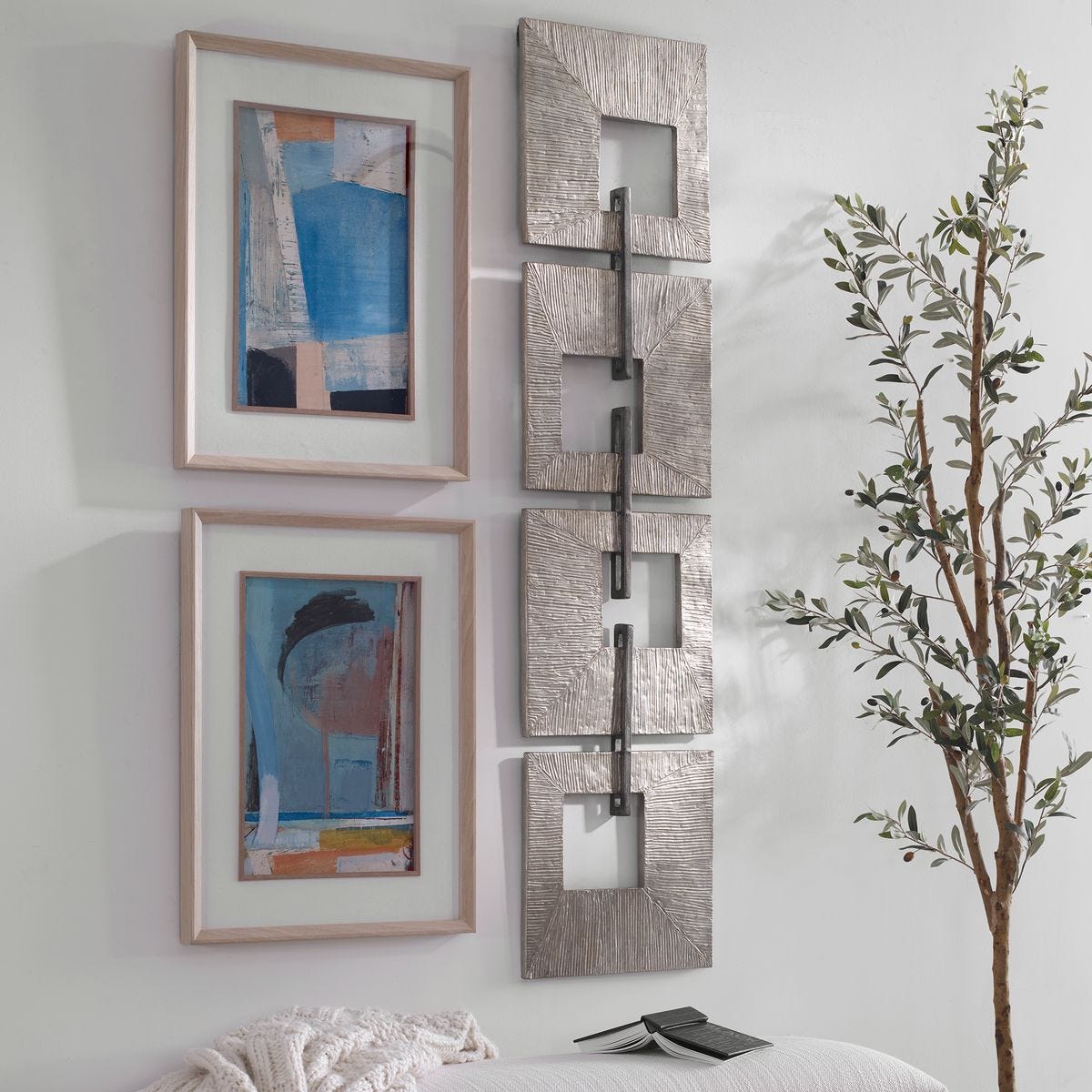 Linked Metal Wall Decor – Wall Decor by Uttermost | Sutter & Vale