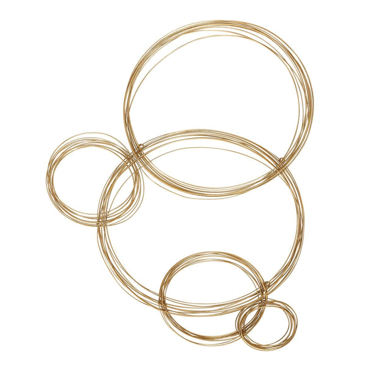 Golden Bubbles Metal Wall Decor – Wall Decor by Uttermost | Sutter & Vale