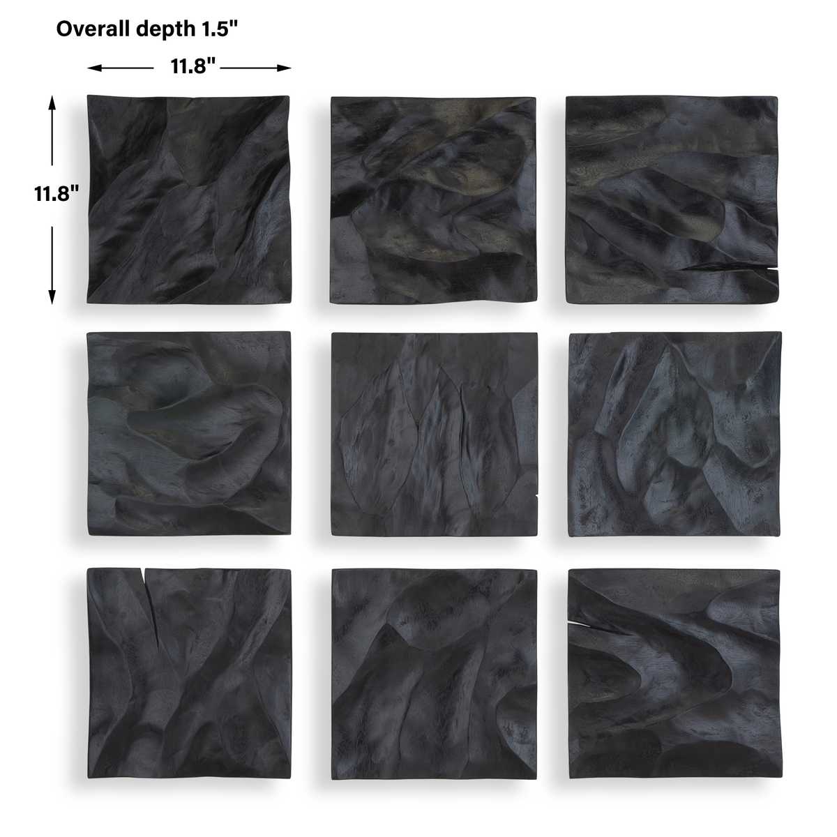 Malosi Wood Wall Decor, S/9
