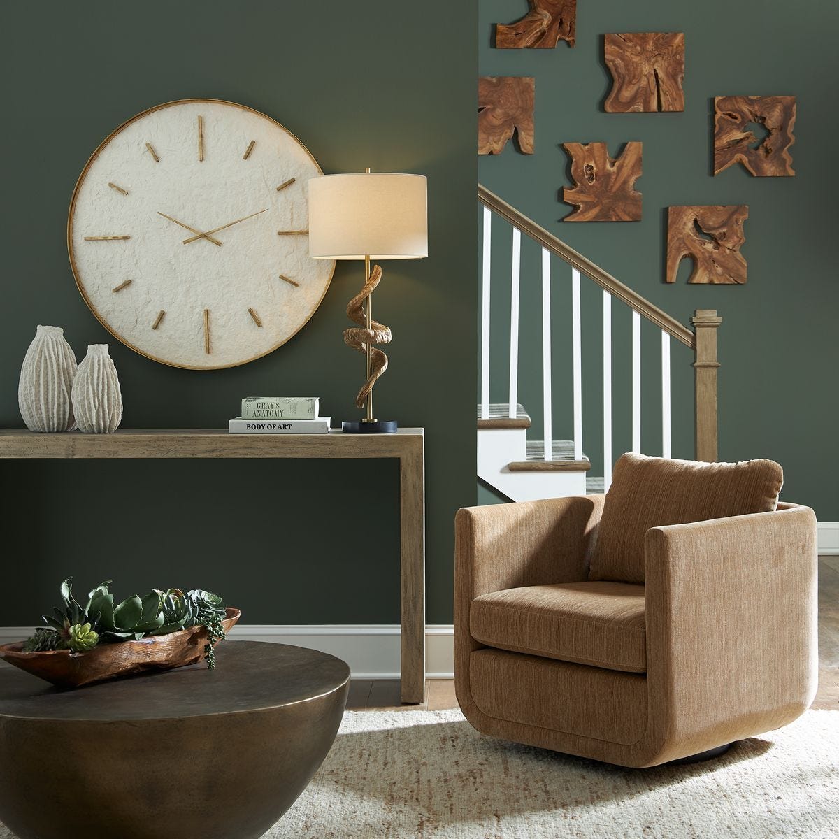 Talia Indoor-Outdoor Wood Wall Decor, S/9 – Wall Decor by Uttermost | Sutter & Vale