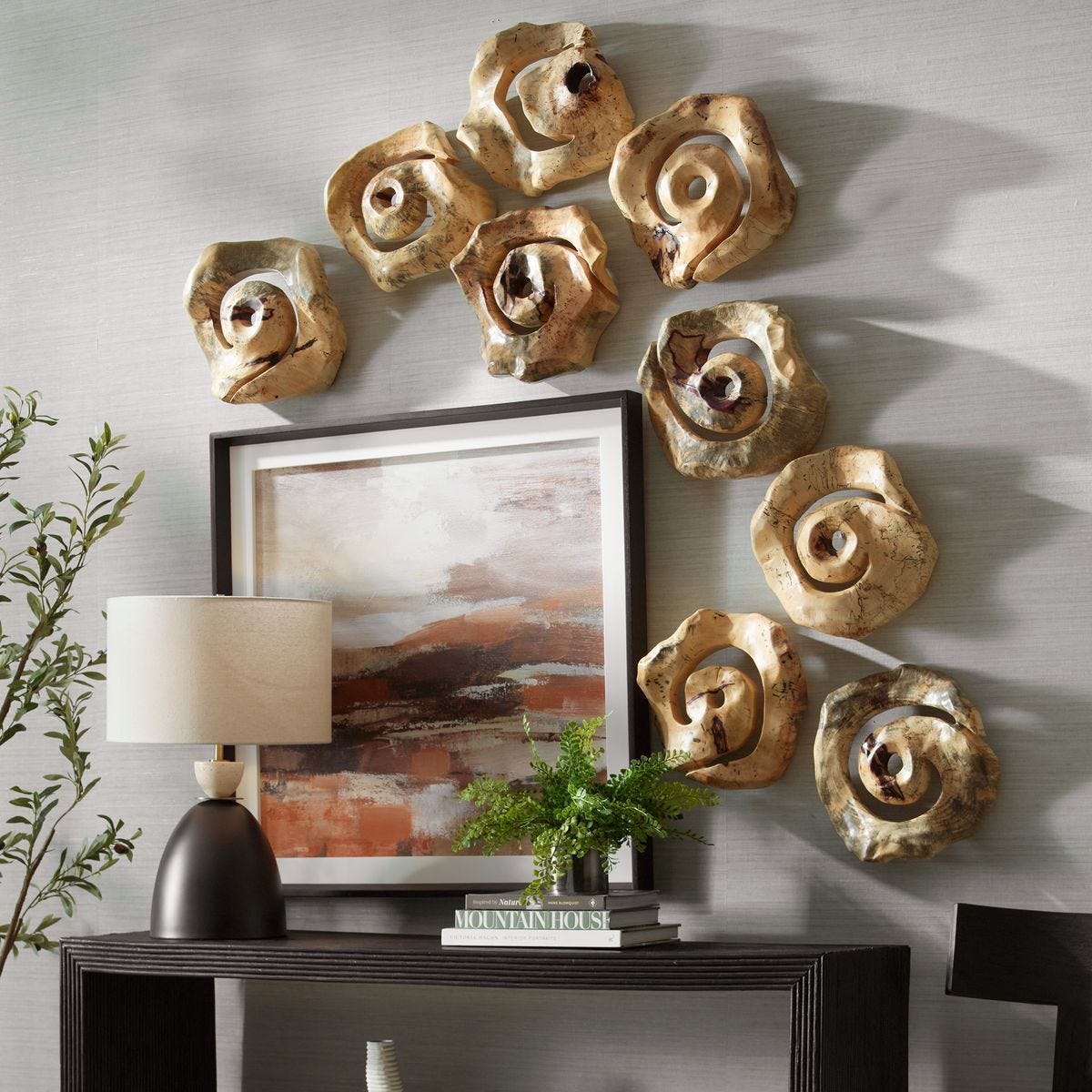 Corkscrew Wood Wall Decor, S/9 – Wall Decor by Uttermost | Sutter & Vale