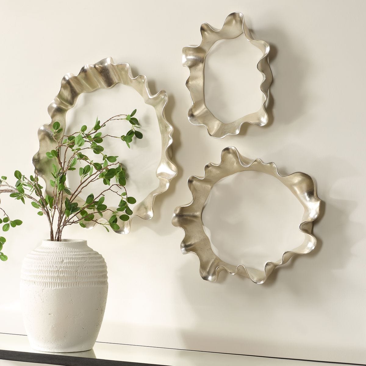 Ripple Effect Wall Decor, S/3 – Wall Decor by Uttermost | Sutter & Vale