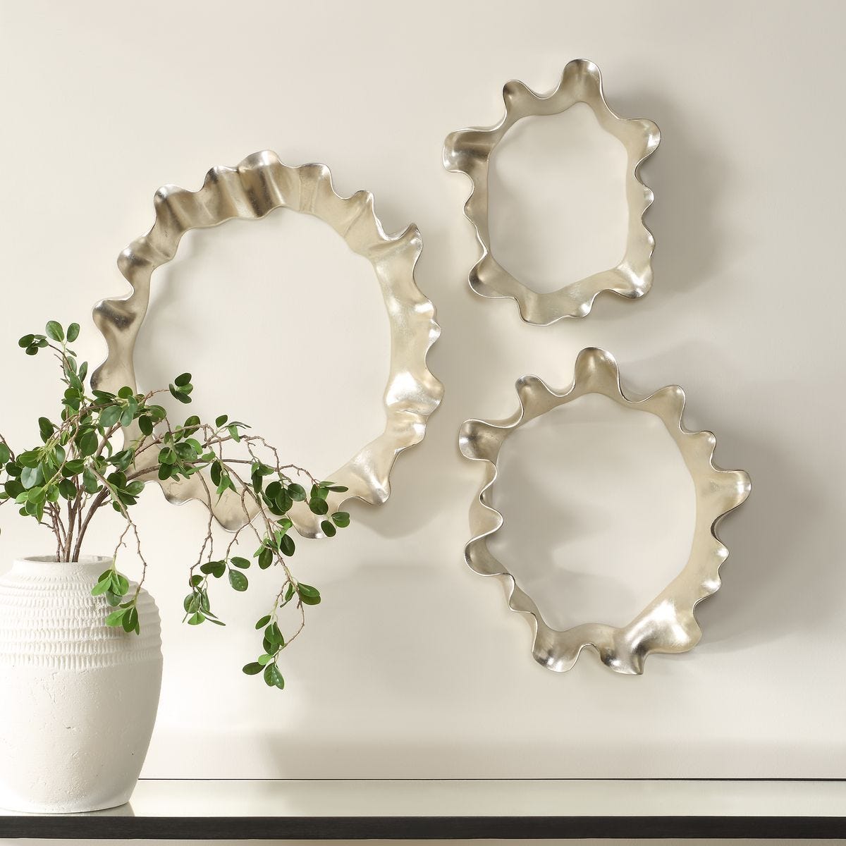 Ripple Effect Wall Decor, S/3 – Wall Decor by Uttermost | Sutter & Vale