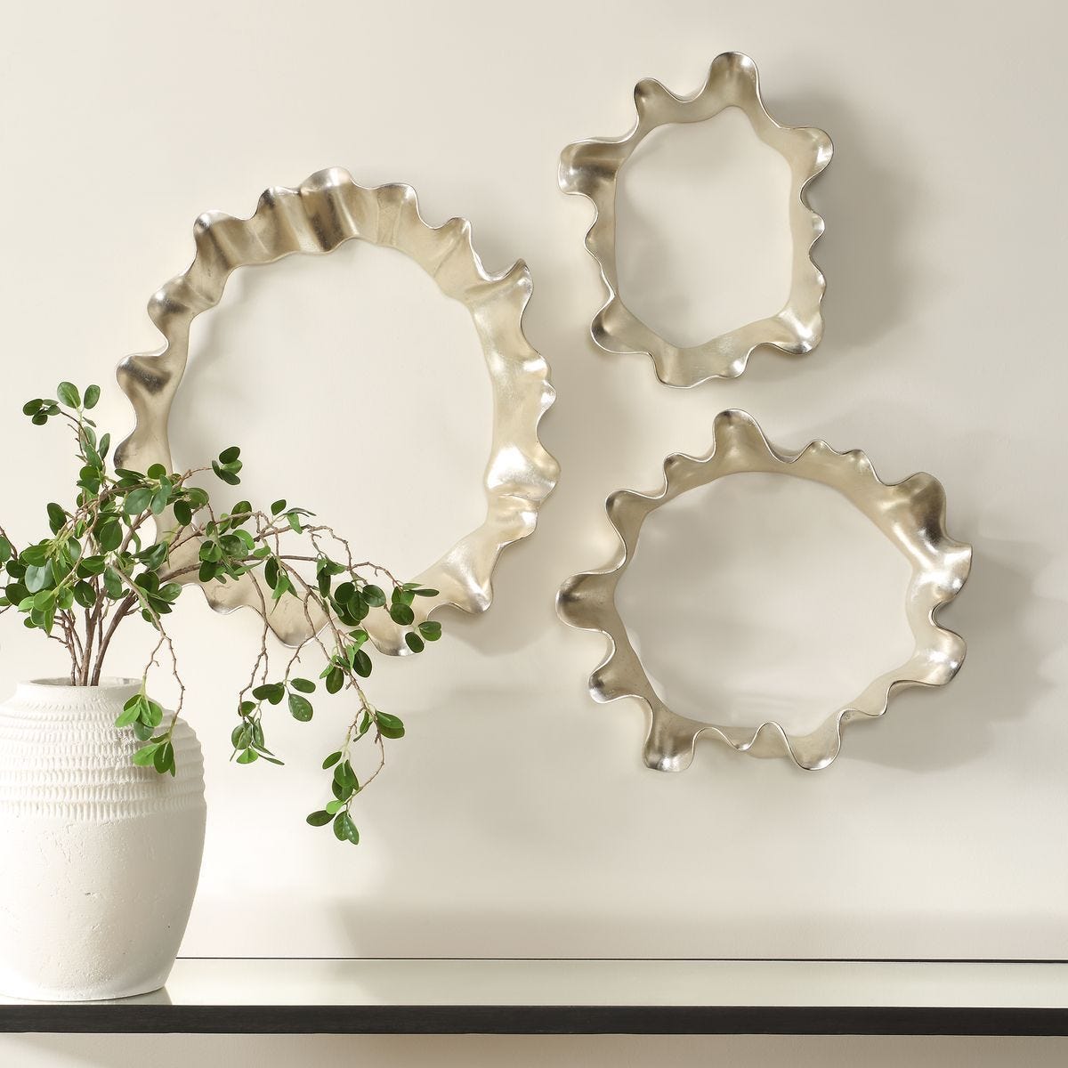 Ripple Effect Wall Decor, S/3 – Wall Decor by Uttermost | Sutter & Vale
