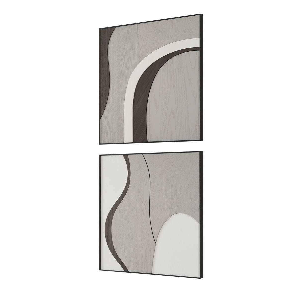 Joel Wood Wall Decor, S/2 – Wall Decor by Uttermost | Sutter & Vale