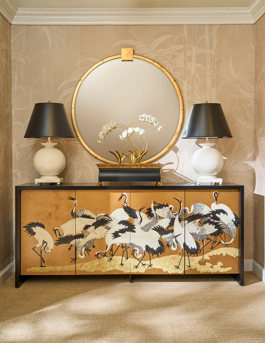 Eternity Mirror - Gold (Lg) in 50 / Iron - Chelsea House