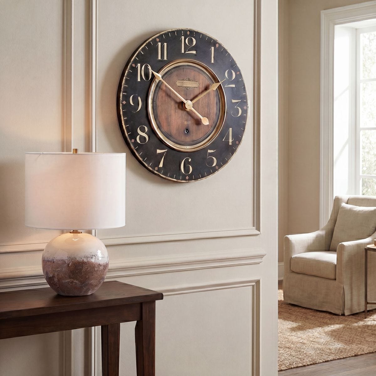 Alexandre Martinot 23" Wall Clock – Wall Decor by Uttermost | Sutter & Vale