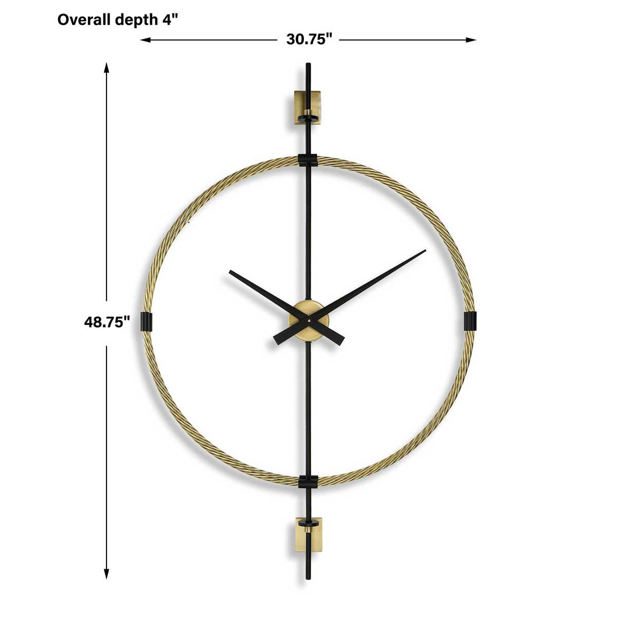 Time Flies Wall Clock