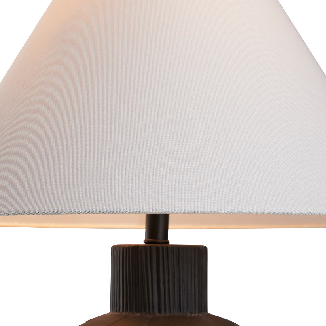 Jonas Table Lamp in Matte Black Glaze / Ceramic/Porcelain - Chelsea House