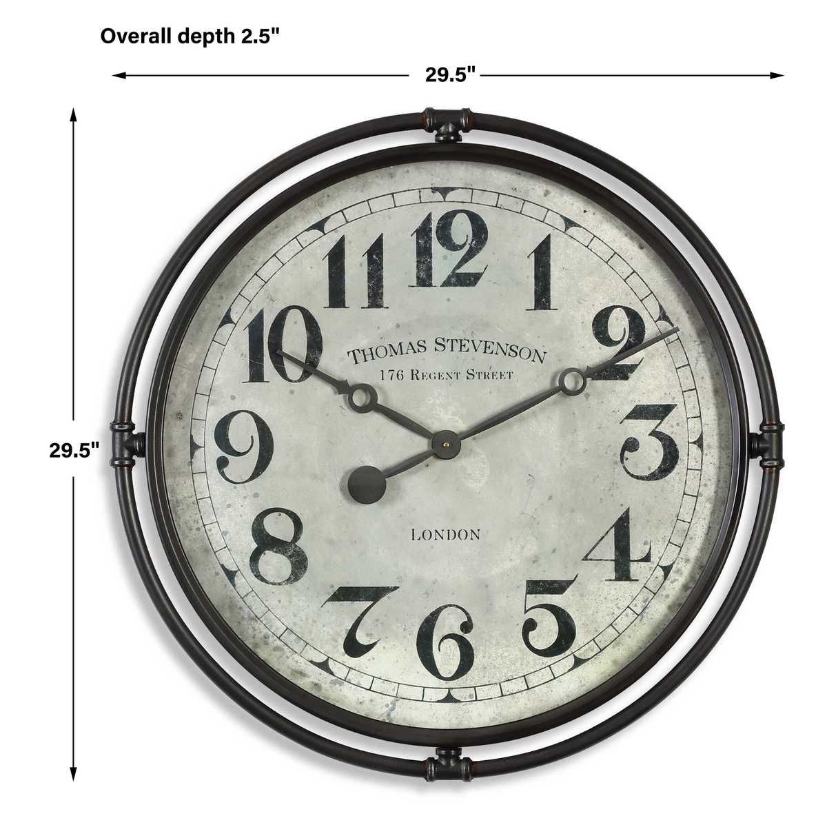 Nakul Wall Clock – Wall Decor by Uttermost | Sutter & Vale