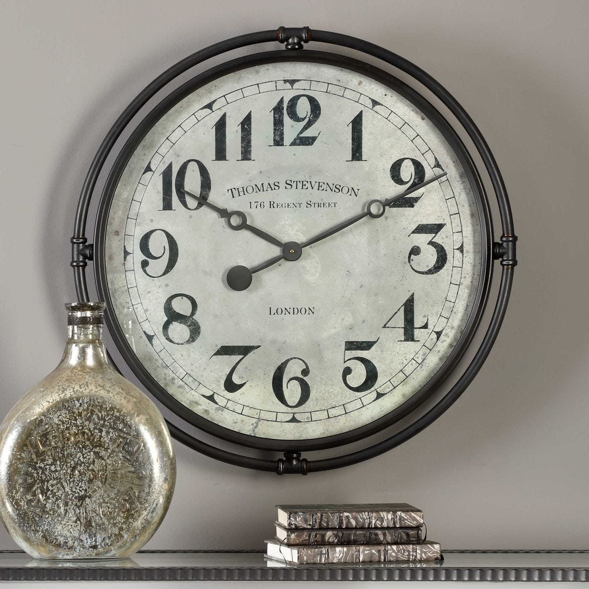 Nakul Wall Clock – Wall Decor by Uttermost | Sutter & Vale