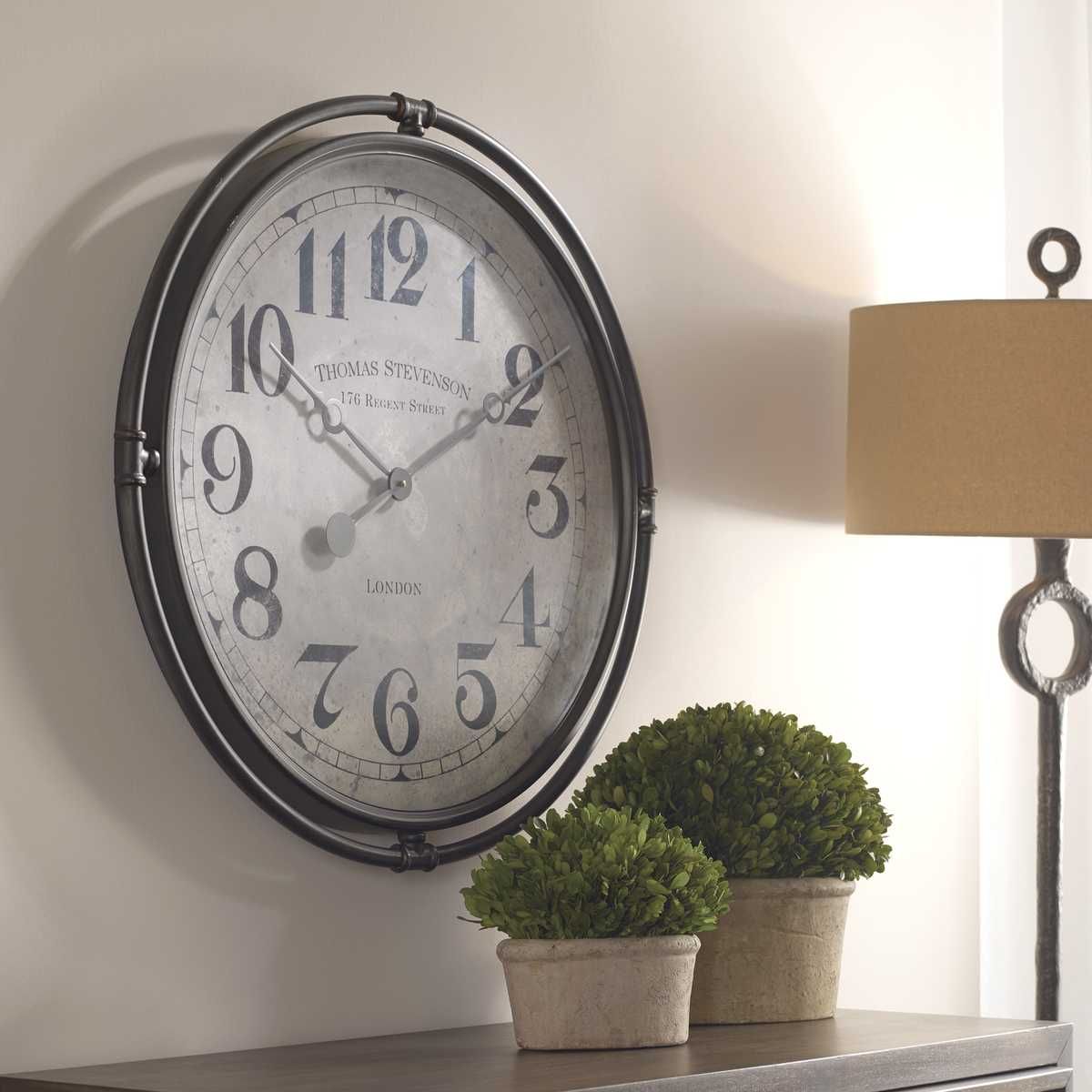 Nakul Wall Clock – Wall Decor by Uttermost | Sutter & Vale
