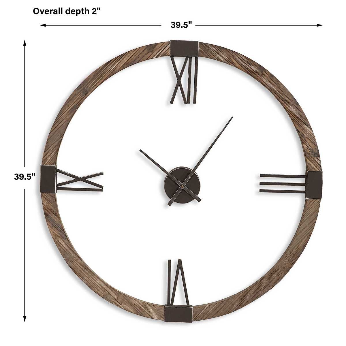 Marcelo Wall Clock – Wall Decor by Uttermost | Sutter & Vale