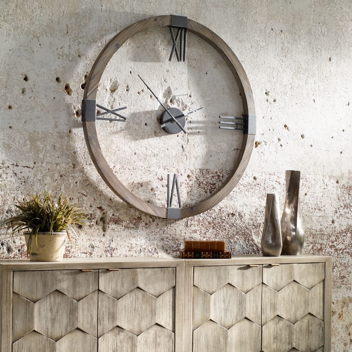 Marcelo Wall Clock – Wall Decor by Uttermost | Sutter & Vale