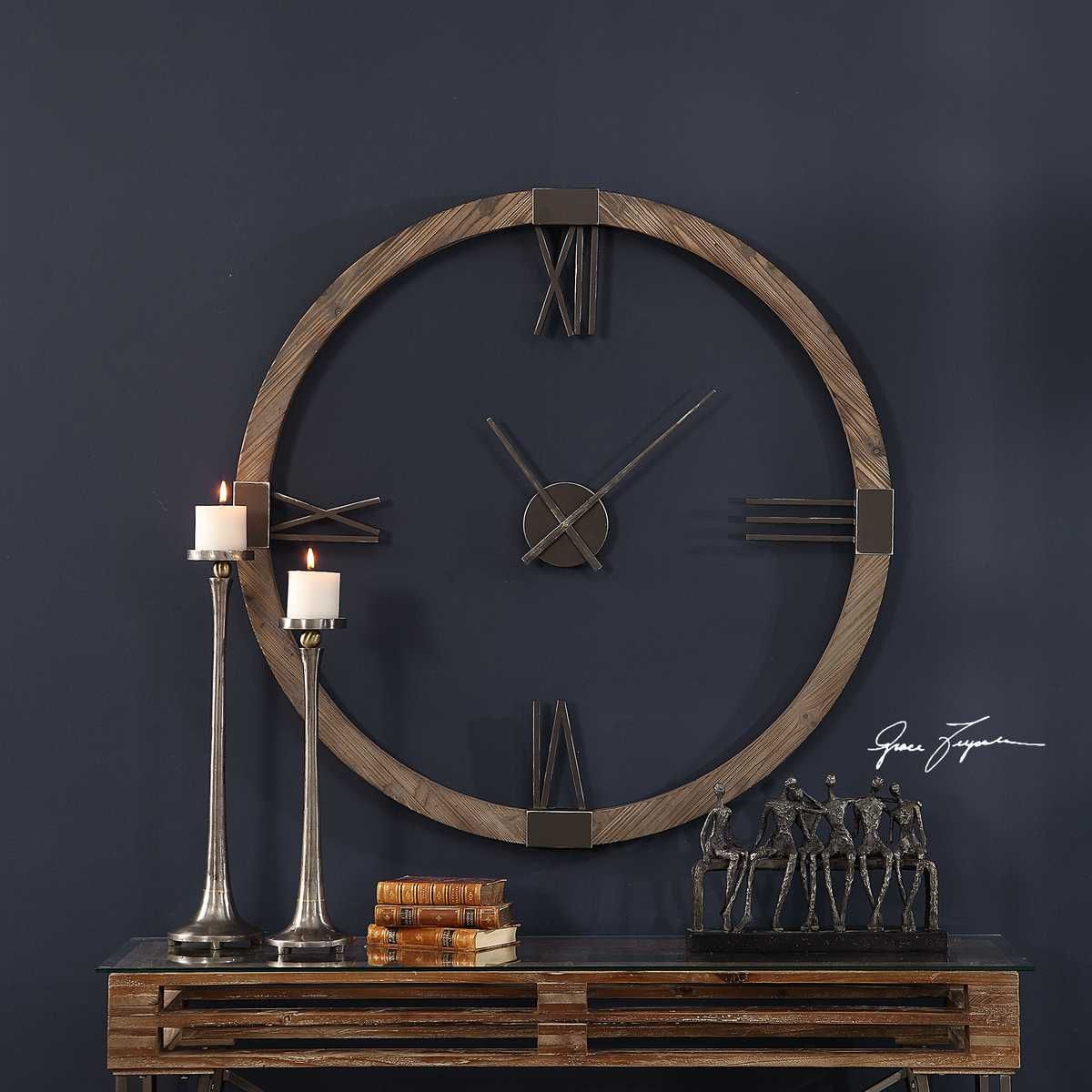 Marcelo Wall Clock – Wall Decor by Uttermost | Sutter & Vale