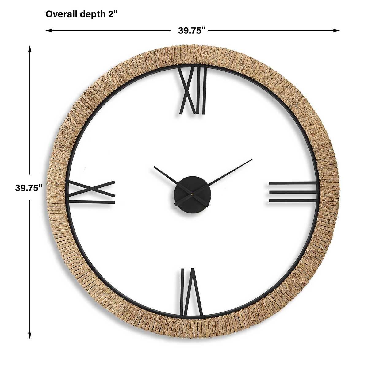 Montecito Wall Clock – Wall Decor by Uttermost | Sutter & Vale