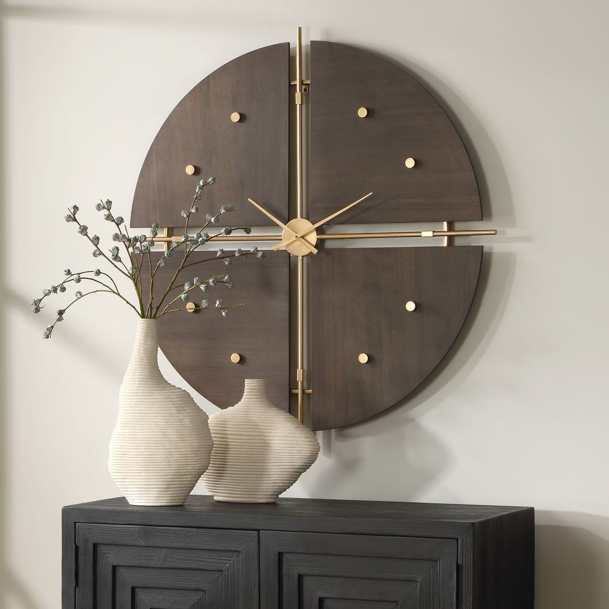 Walnut Elegance, Clock – Wall Decor by Uttermost | Sutter & Vale
