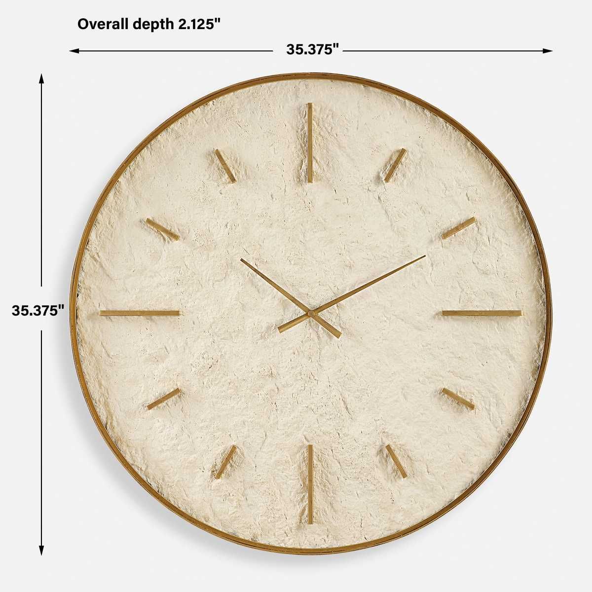 Stone Serenity, Clock – Wall Decor by Uttermost | Sutter & Vale