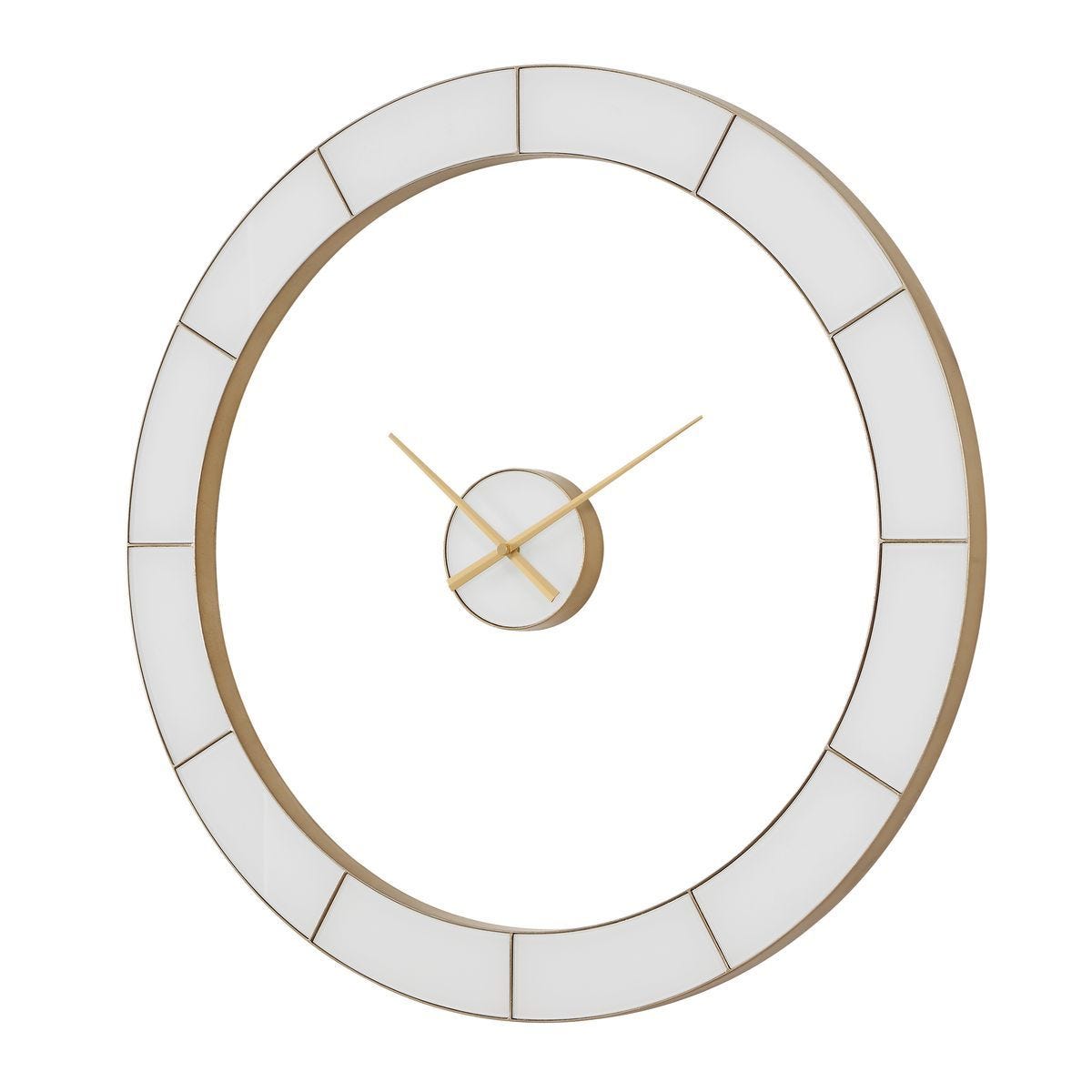Ivory Halo Wall Clock – Wall Decor by Uttermost | Sutter & Vale