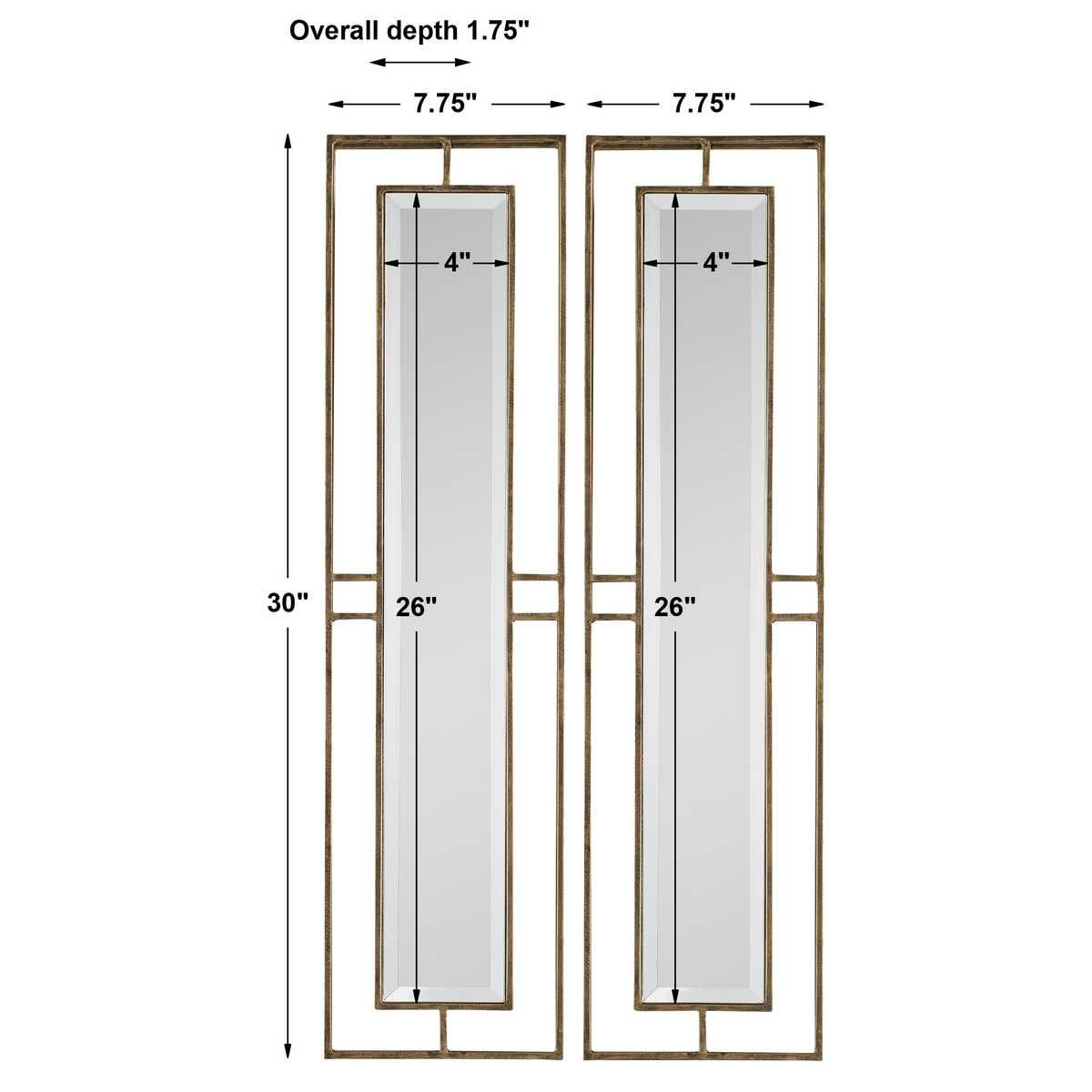 Rutledge Mirrors, S/2 – Mirrors by Uttermost | Sutter & Vale