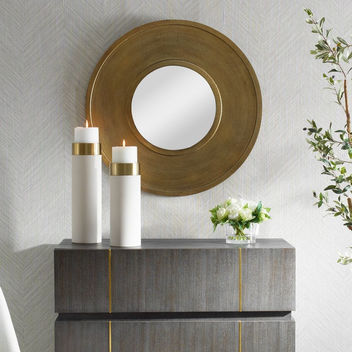 Axel Round Mirror – Mirrors by Uttermost | Sutter & Vale