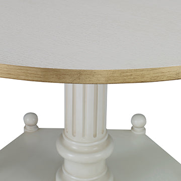Atrium Center Table - Linen in Linen – Ambella Home