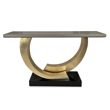 Halo Console Table - Silver – Ambella Home