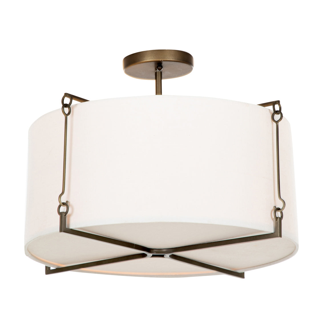Theresa Semi-Flush Mount - Bronze