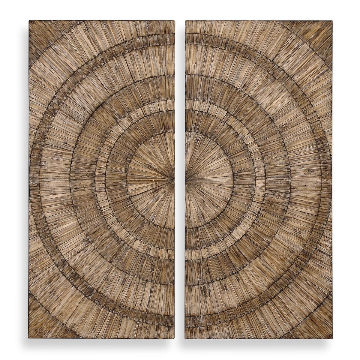 Lanciano Wood Wall Panels, S/2 – Wall Decor by Uttermost | Sutter & Vale