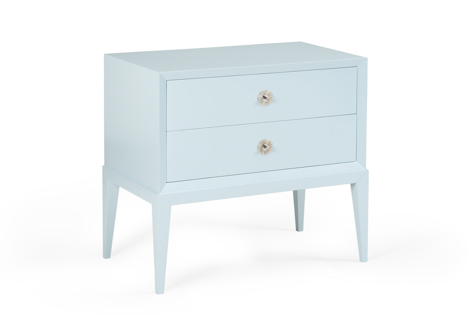 Beveled Side Chest 2 Drawers