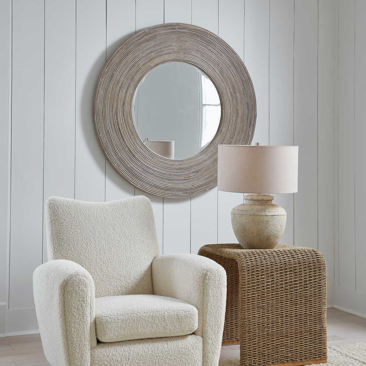 Vortex Round Mirror – Mirrors by Uttermost | Sutter & Vale