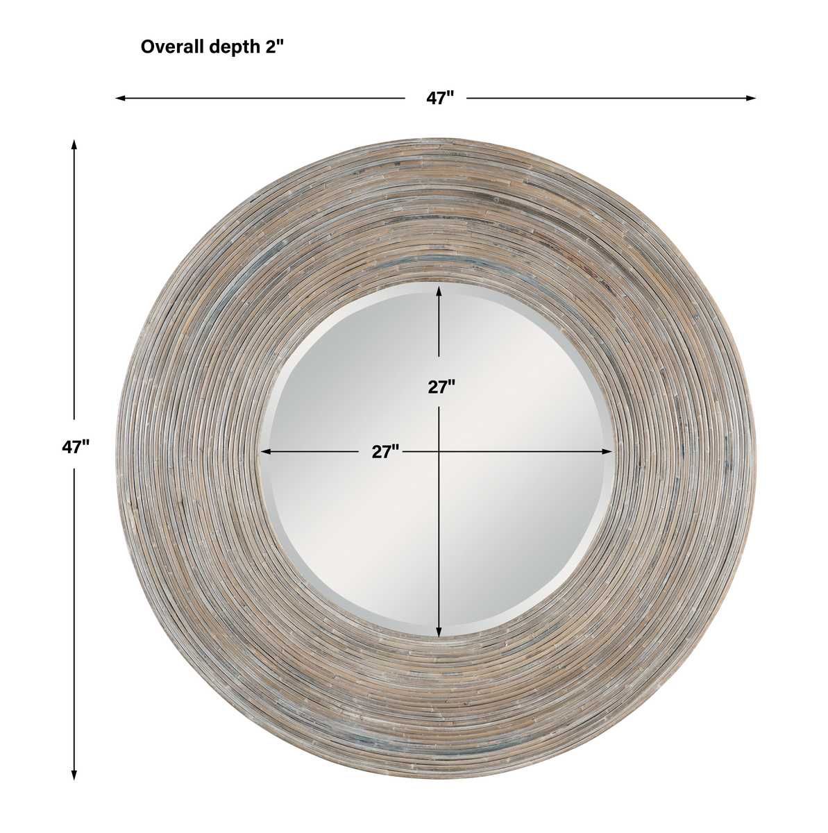 Vortex Round Mirror – Mirrors by Uttermost | Sutter & Vale