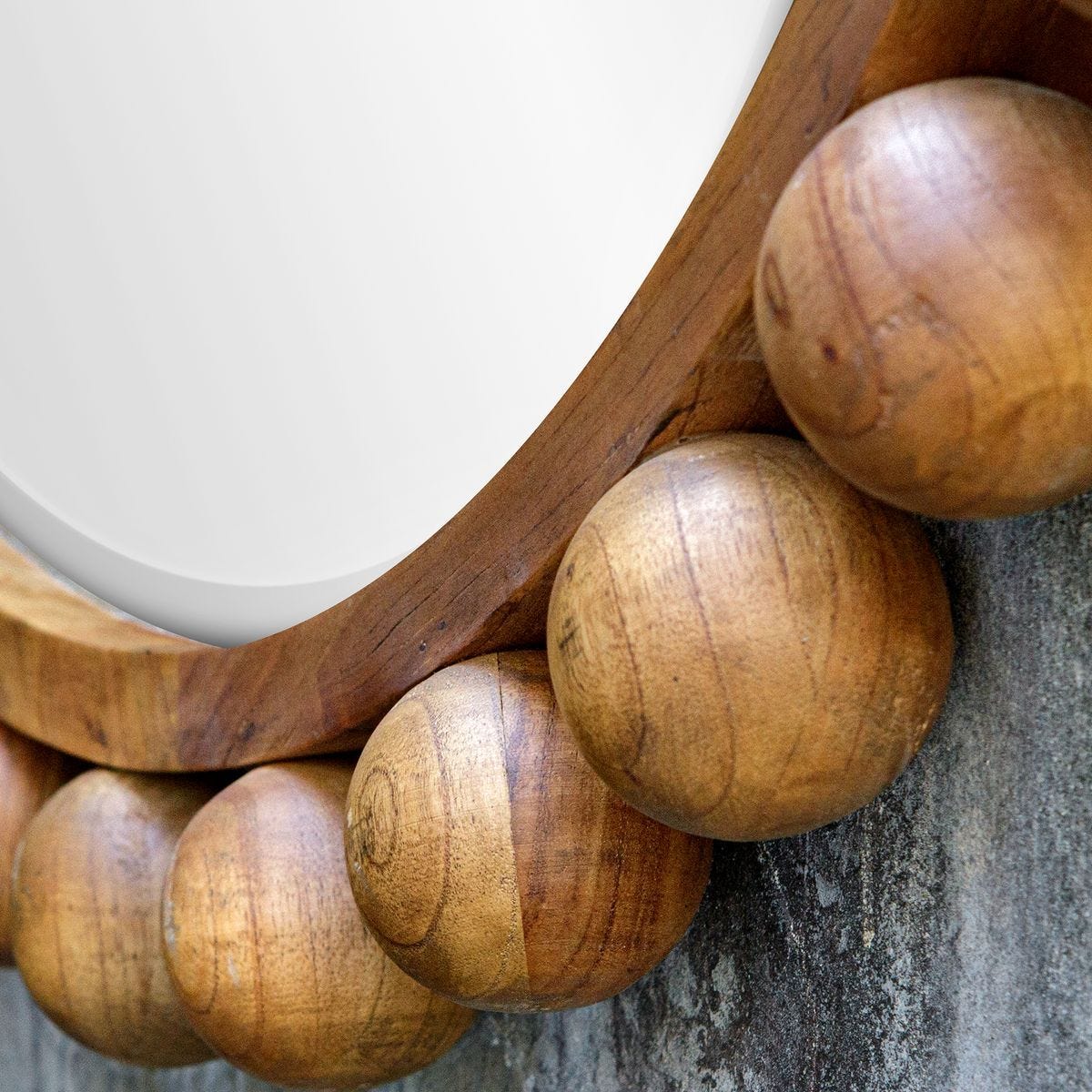 Cyra Wood Round Mirror, Walnut – Mirrors by Uttermost | Sutter & Vale