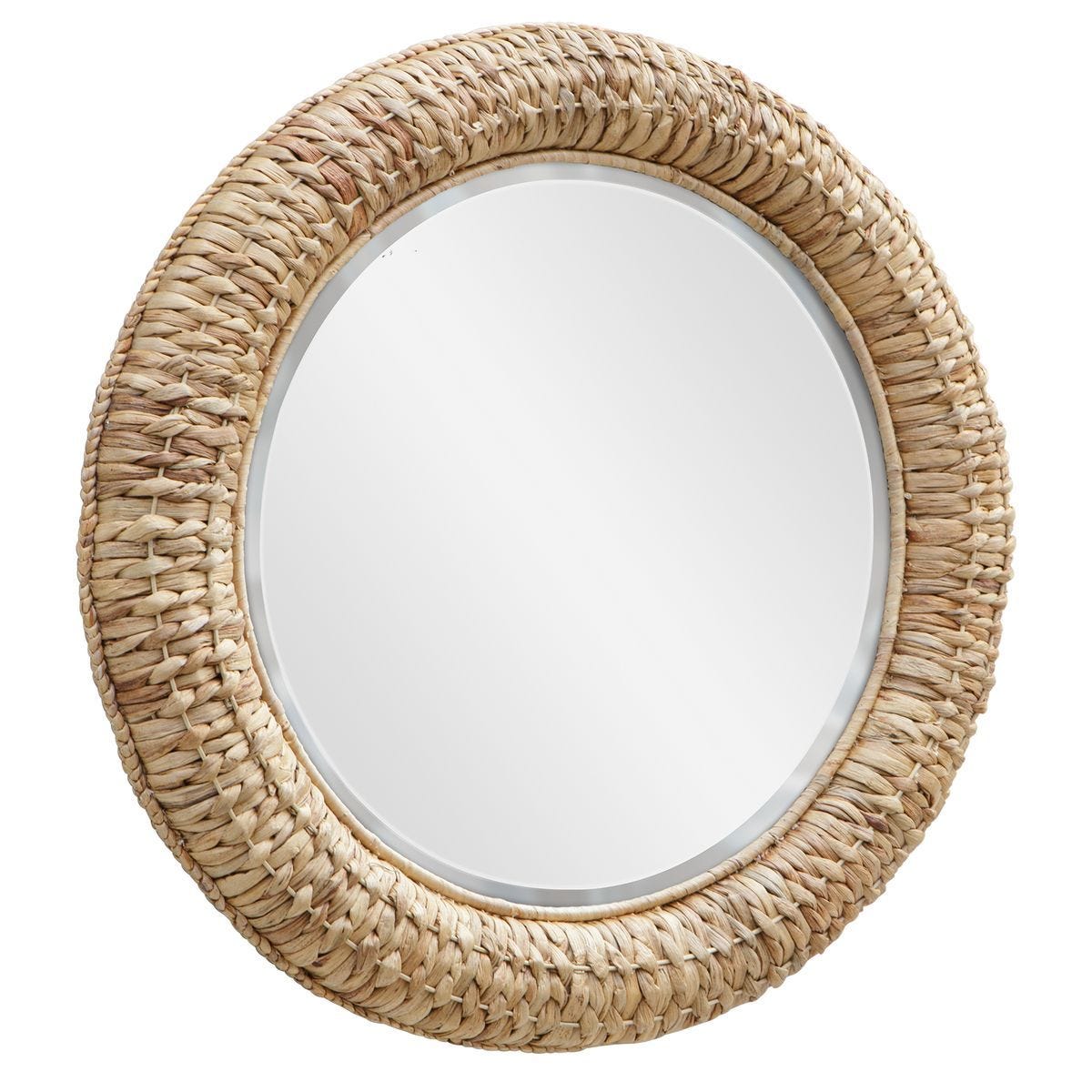 Twisted Seagrass Round Mirror – Mirrors by Uttermost | Sutter & Vale