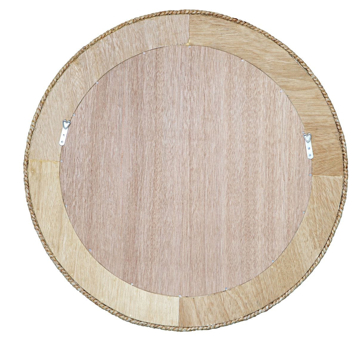 Twisted Seagrass Round Mirror