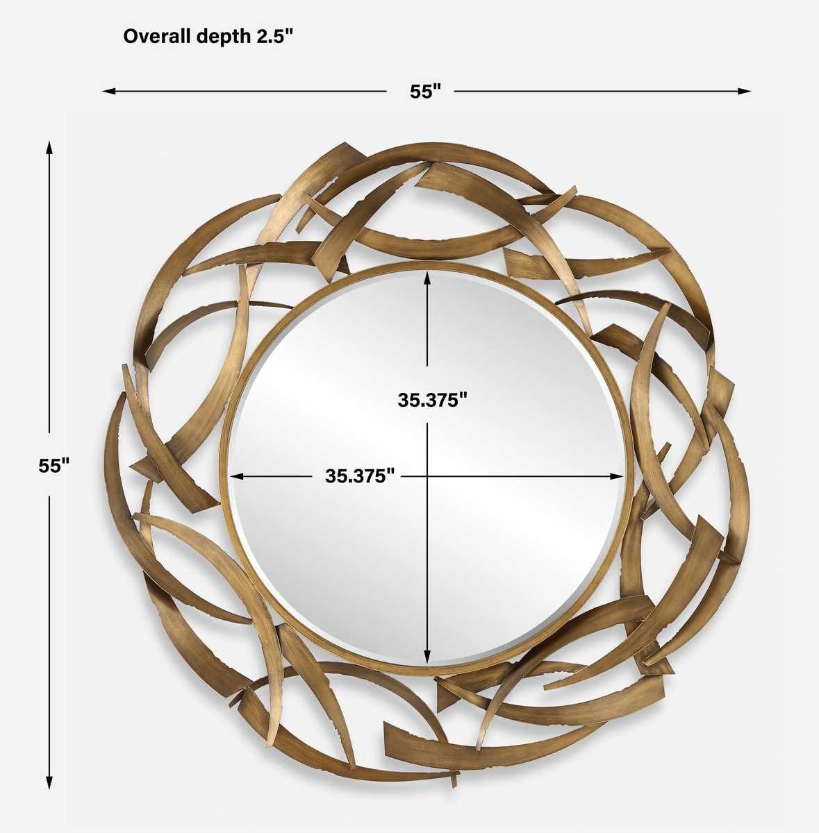 Cutting Edge Round Mirror – Mirrors by Uttermost | Sutter & Vale