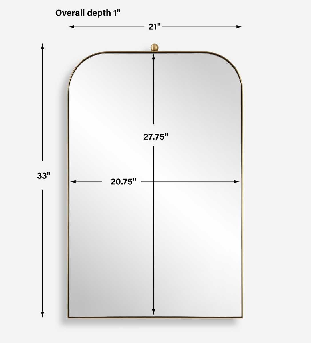 Cassidy Arch Mirror – Mirrors by Uttermost | Sutter & Vale