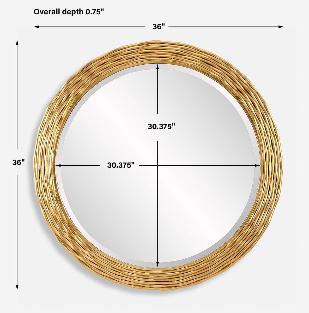 Celeste Round Mirror – Mirrors by Uttermost | Sutter & Vale