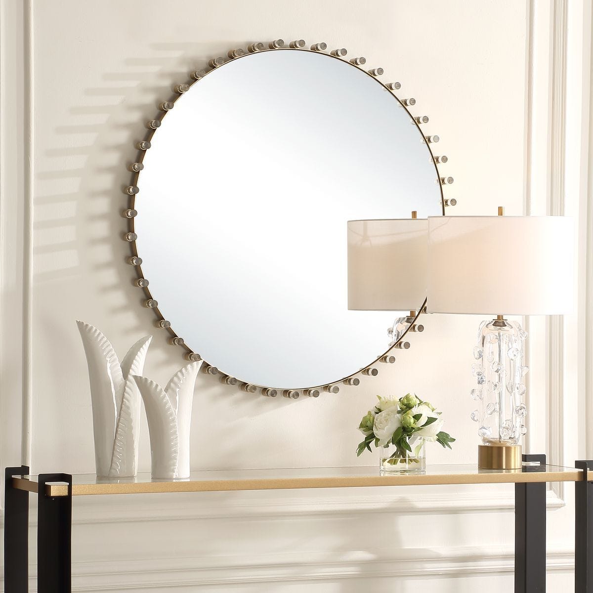 Avelyne Round Mirror – Mirrors by Uttermost | Sutter & Vale