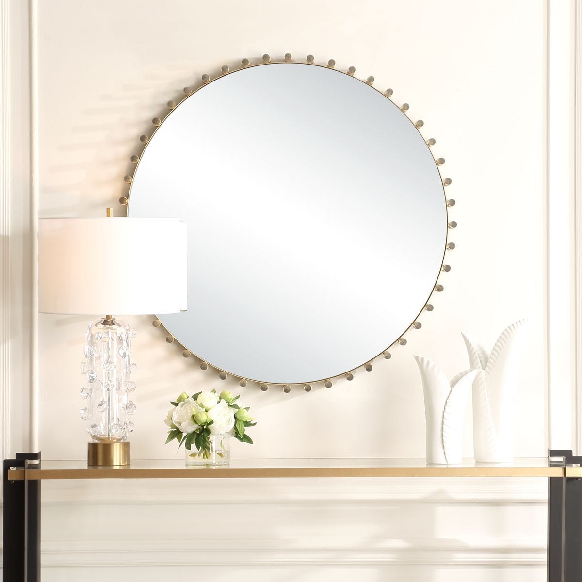 Avelyne Round Mirror – Mirrors by Uttermost | Sutter & Vale