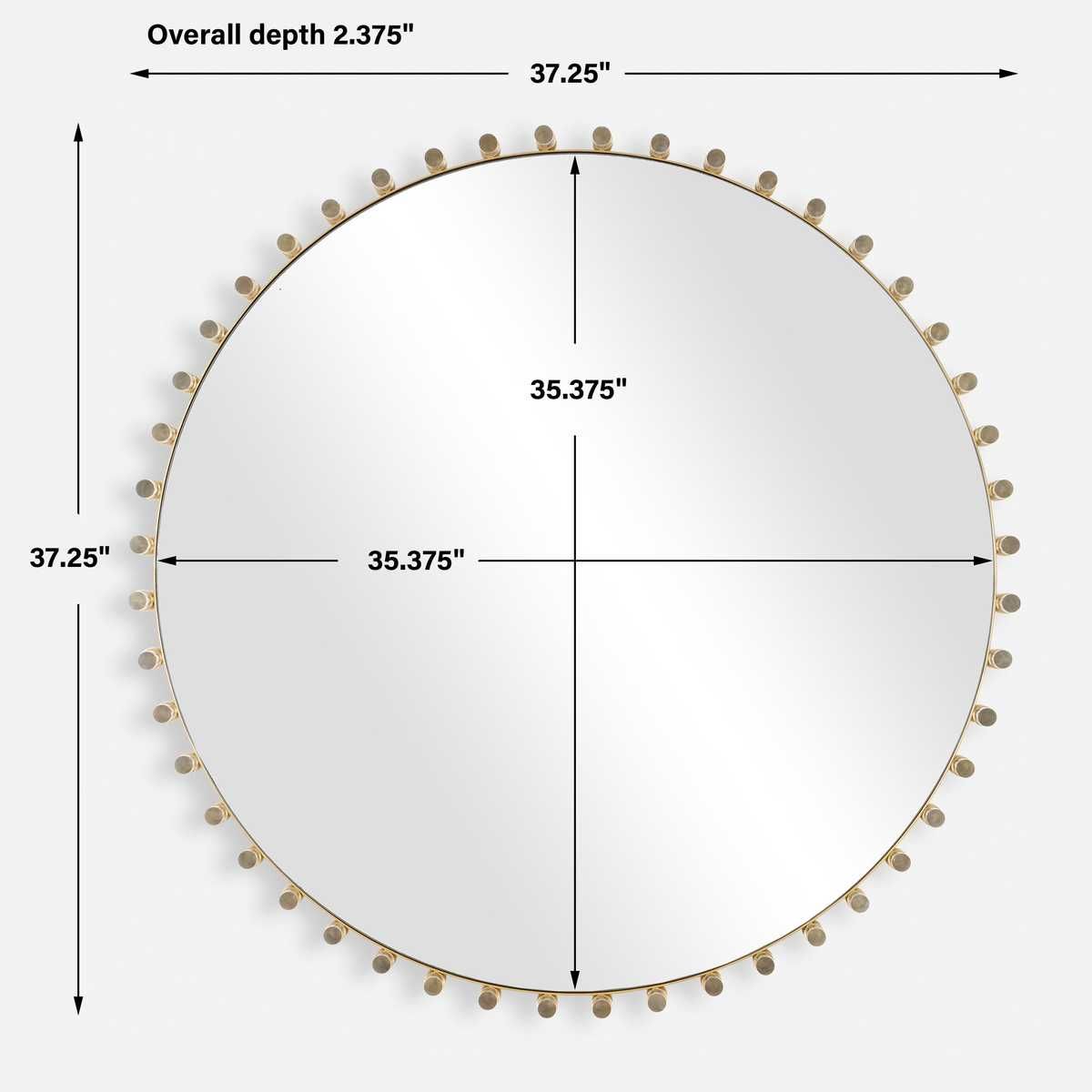 Avelyne Round Mirror – Mirrors by Uttermost | Sutter & Vale