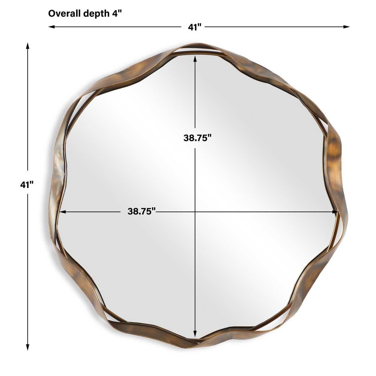 Catch The Wave Round Mirror – Mirrors by Uttermost | Sutter & Vale