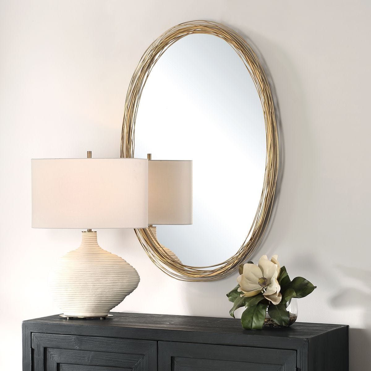 Gillian Oval Mirror – Mirrors by Uttermost | Sutter & Vale