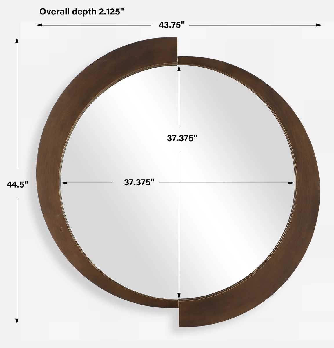 Reverse Round Mirror