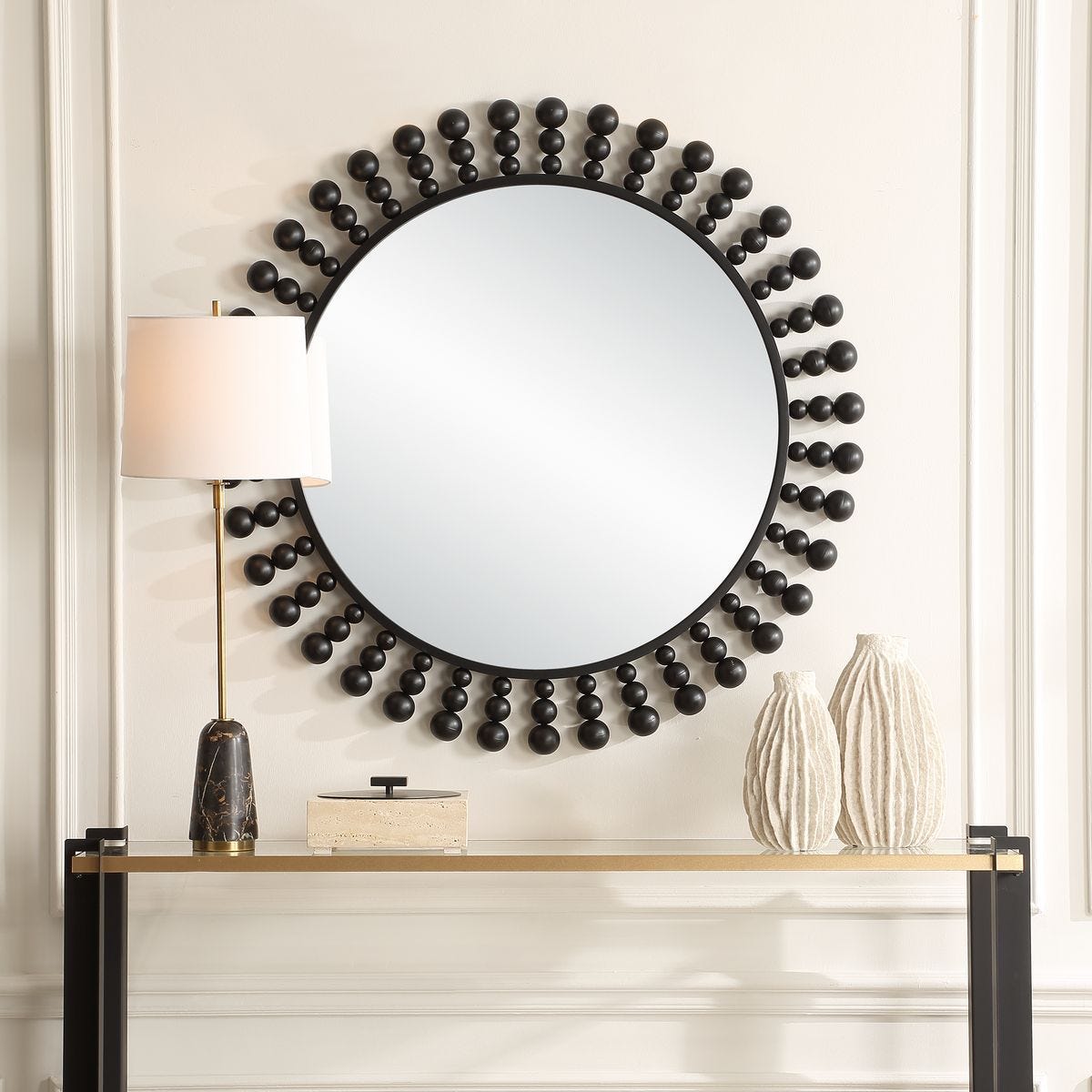 Aziel Round Mirror – Mirrors by Uttermost | Sutter & Vale