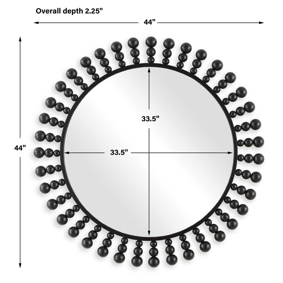 Aziel Round Mirror