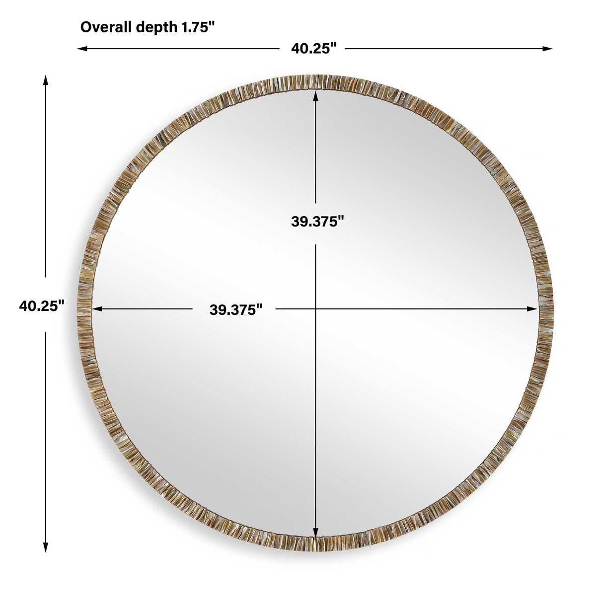 Odeon Round Mirror – Mirrors by Uttermost | Sutter & Vale
